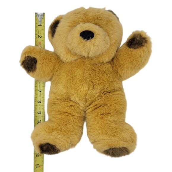 2/$15 Dan Dee Classic Teddy Bear Plush Brown 13" Dark Brown Paws Ears Black Nose - Picture 9 of 9